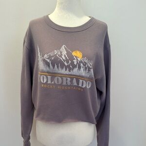 Hollister Light Purple Sweatshirt & Hoodie